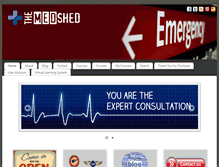 Tablet Screenshot of medshed.org